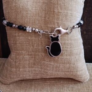 Kitty Cat Charm Ankle Bracelet